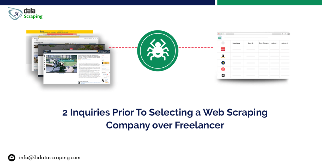 2 Inquiries Prior To Selecting A Web Scraping Company Over Freelancer