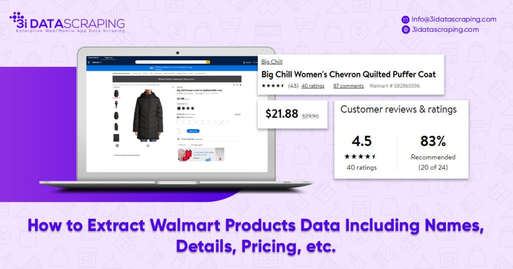 How to Extract Walmart Products Data Including Names, Details, Pricing, etc.?