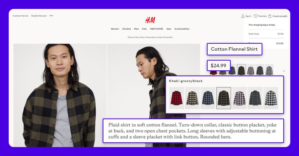 Data You Can Scrape from H&M