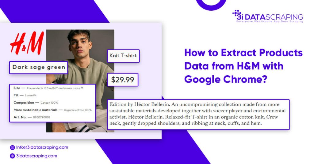 How to Extract Product Data from H&M with Google Chrome?