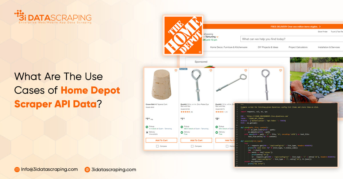 What Are The Use Cases Of Home Depot Scraper API Data