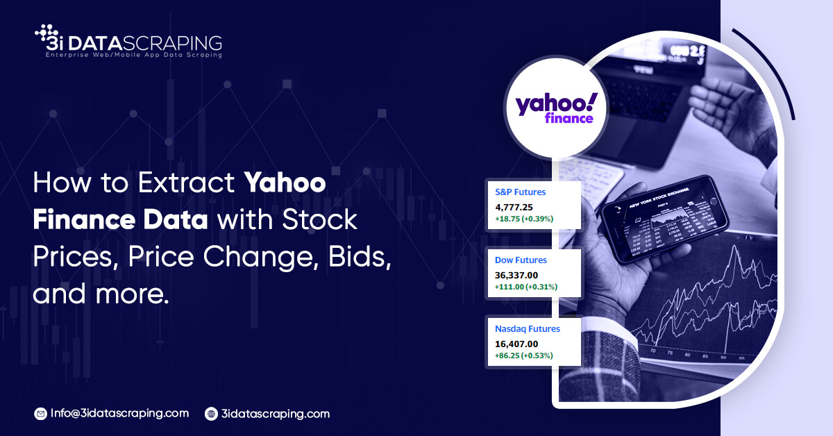 How To Extract Yahoo Finance Data With Stock Prices, Price Change, Bids, And More