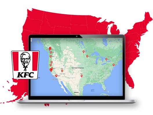 Extracting Region wise KFC Data