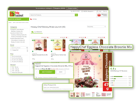 Data Field Bigbasket Product Data Scraping Services