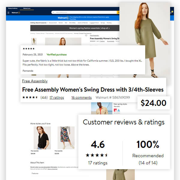 Walmart data field