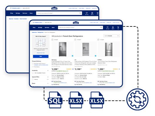 Extracted From Lowe’s Product Data