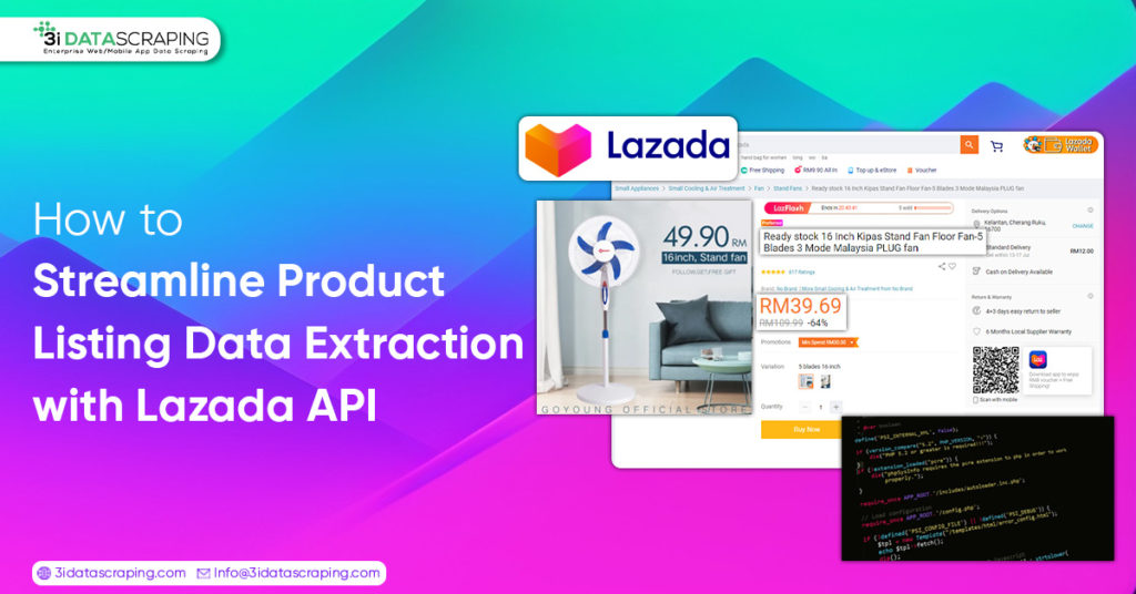 Product Listing Data Extraction with Lazada API