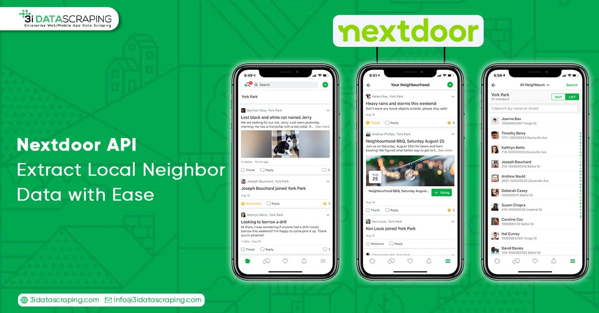 Nextdoor API - Local Neighbor Data Extraction