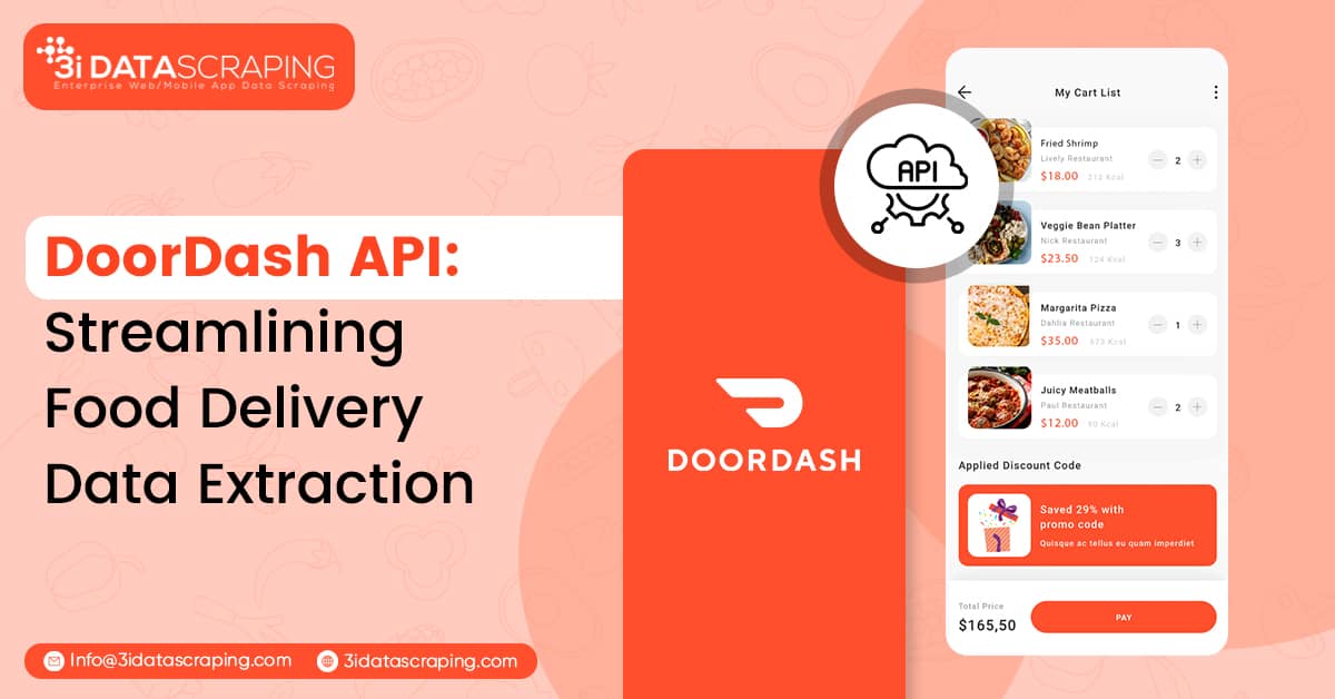 Food Delivery Data Extraction with DoorDash API