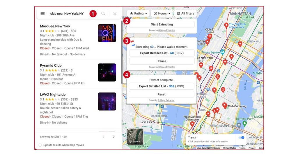 Extracting Restaurant Data From Google Maps Using Web Scraping