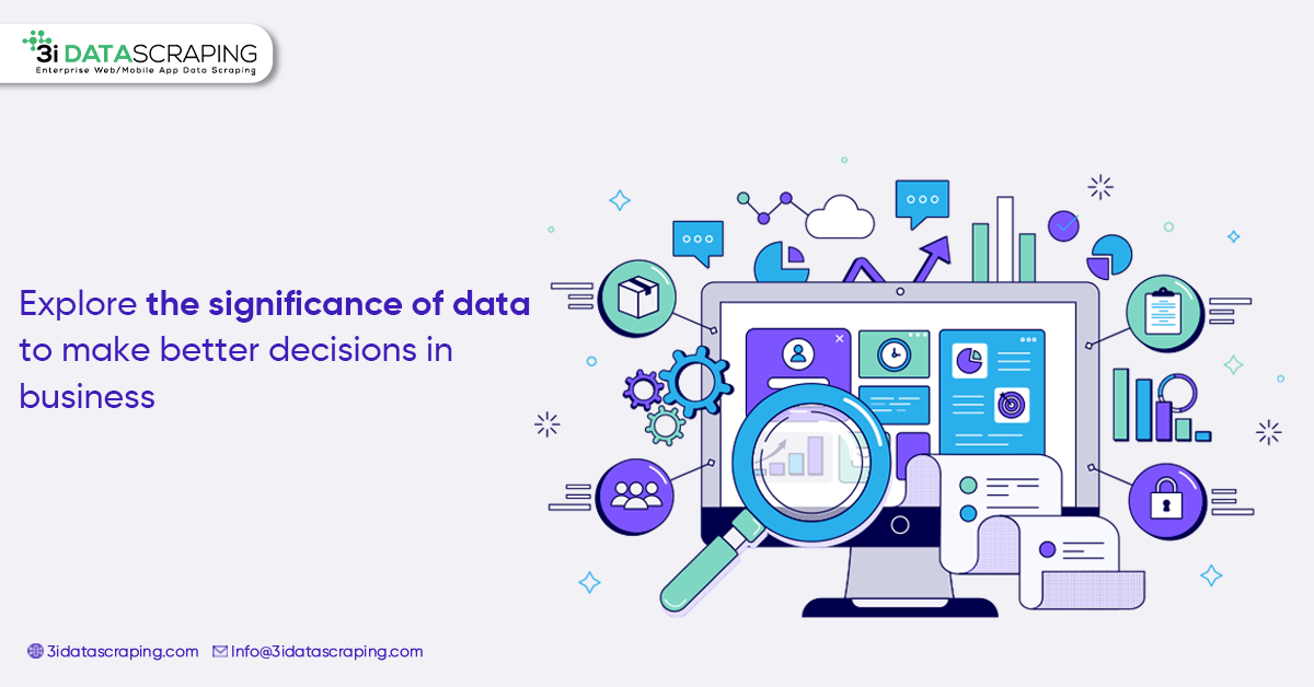 Explore the significance of data to make better decisions in business