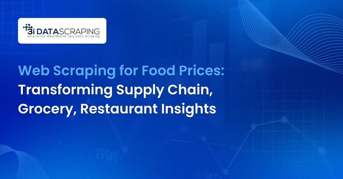Web Scraping for Food Prices