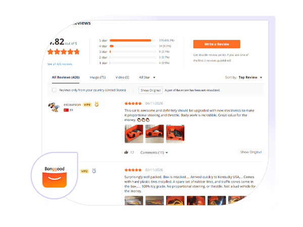 Collect Reviews to Understand Customer Mood - Banggood Data Scraping Services