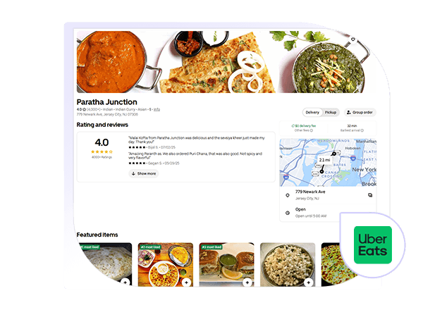 Gather Real-Time Uber Eats Data