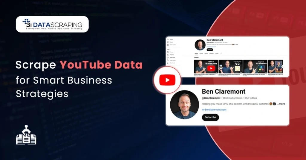Scrape YouTube data
